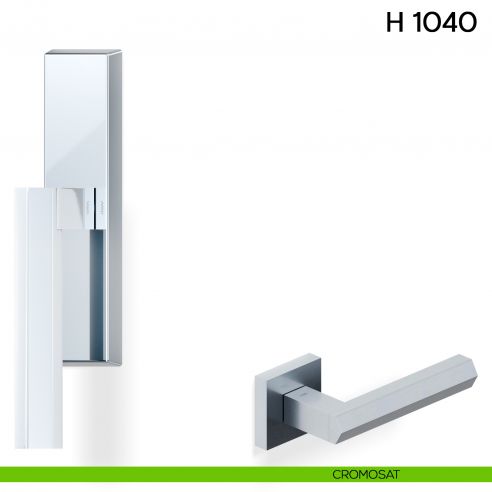 Maniglia per finestra cremonese H 1040 Valli collezione Fusital cromosat