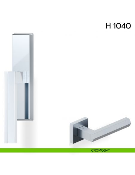 Maniglia per finestra cremonese H 1040 Valli collezione Fusital cromosat