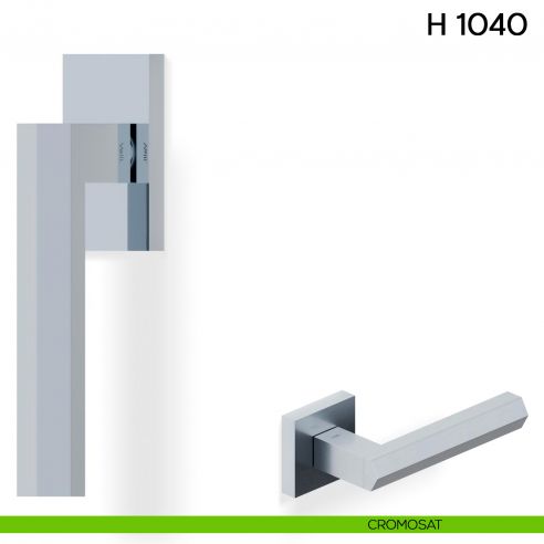Maniglia per finestra martellina DK H 1040 Valli collezione Fusital cromosat