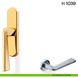 Maniglia per finestra cremonese H 1039 Valli collezione Fusital 2