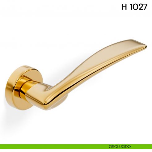 Maniglia per porta H 1027 Valli collezione Lab orolucido