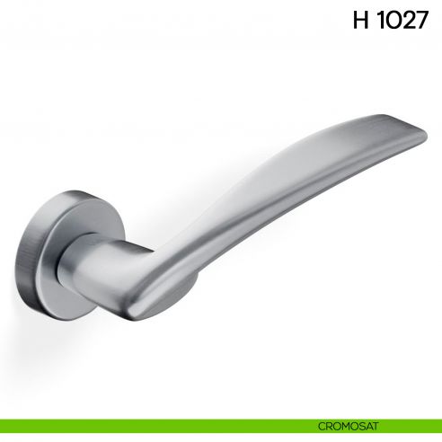 Maniglia per porta H 1027 Valli collezione Lab cromosat