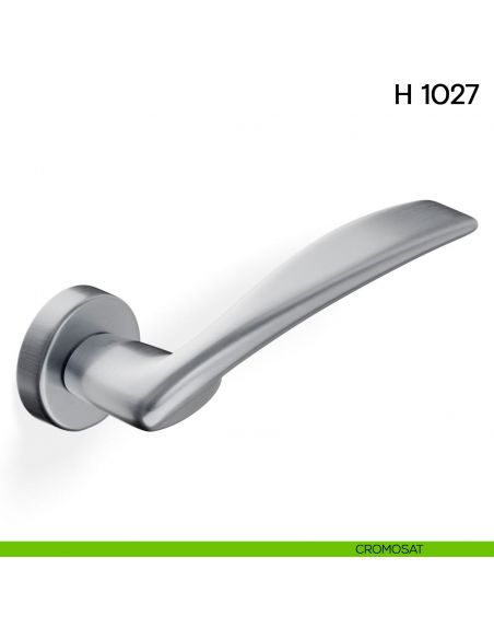 Maniglia per porta H 1027 Valli collezione Lab cromosat