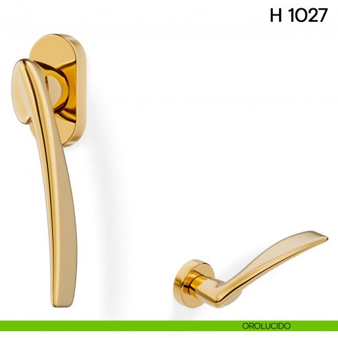 Maniglia per finestra martellina DK H 1027 Valli collezione Lab orolucido