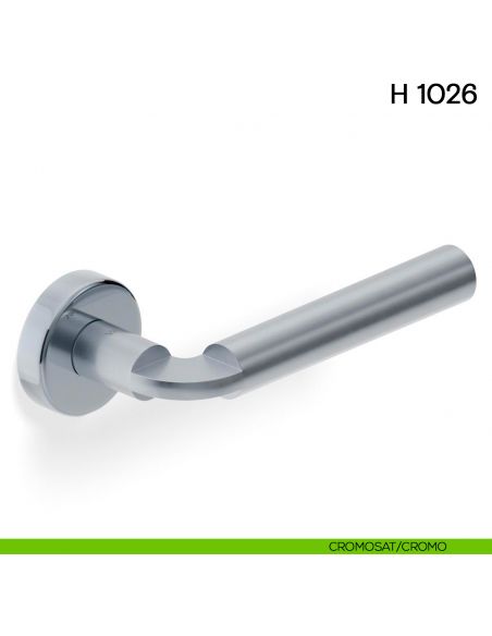 Maniglia per porta H 1026 Valli collezione Fusital cromosat cromo