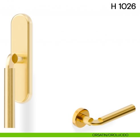 Maniglia per finestra cremonese H 1026 Valli collezione Fusital orsatin - orolucido