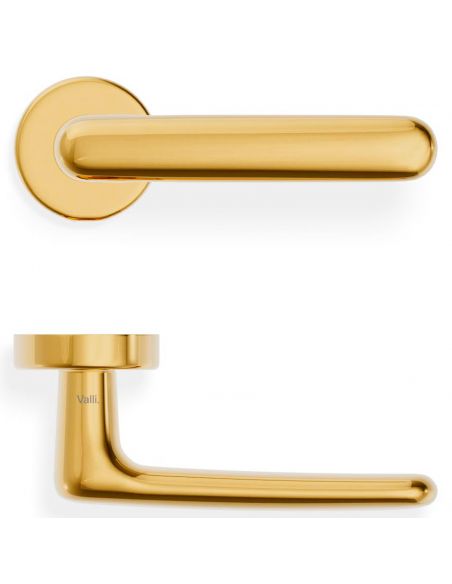 Maniglia per porta H 1024 Valli collezione Lab con rosetta fine