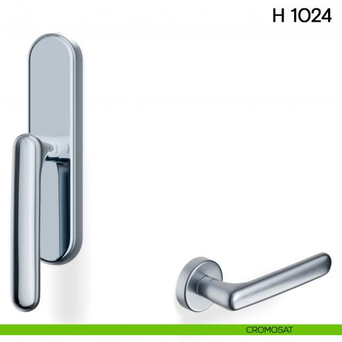 Maniglia per finestra cremonese H 1024 Valli collezione Lab cromosat