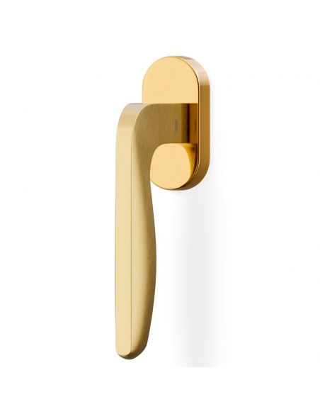 Maniglia per finestra martellina DK H 1022 Valli collezione Lab con rosetta fine