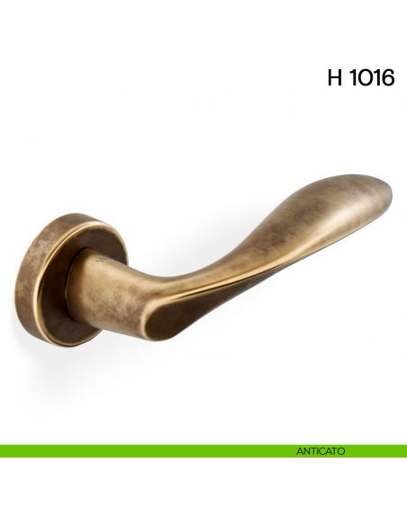 Maniglia per porta H 1016 Valli collezione Lab anticato