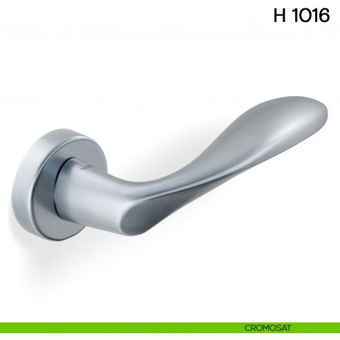 Maniglia per porta H 1016 Valli collezione Lab cromosat
