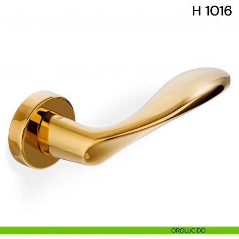 Maniglia per porta H 1016 Valli collezione Lab orolucido