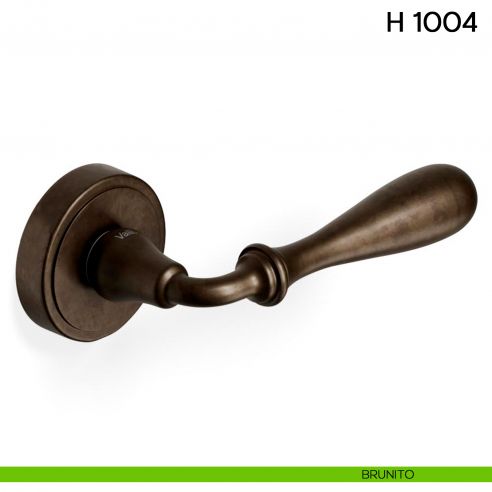 Maniglia per porta H 1004 Valli collezione Lab brunito