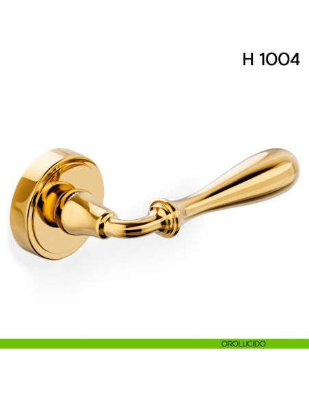 Maniglia per porta H 1004 Valli collezione Lab orolucido