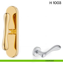 Maniglia per finestra cremonese H 1003 Valli collezione Fusital 2