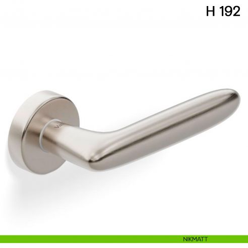 Maniglia per porta H 192 Valli con rosetta fine nikmatt
