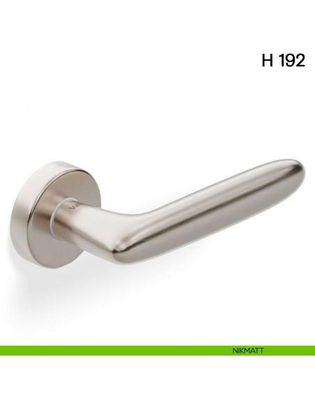 Maniglia per porta H 192 Valli con rosetta fine nikmatt