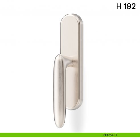 Maniglia per finestra cremonese H 192 Valli collezione Lab nikmatt