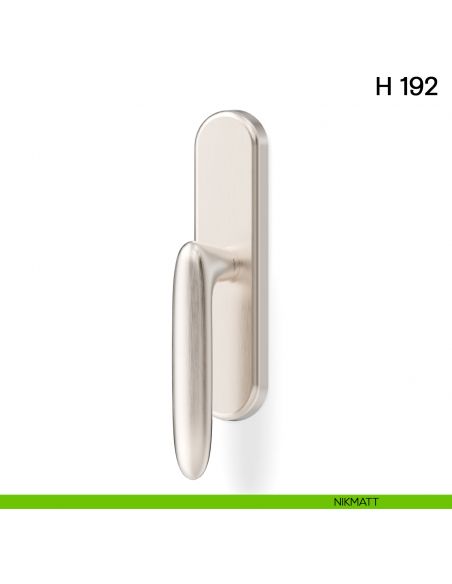 Maniglia per finestra cremonese H 192 Valli collezione Lab nikmatt