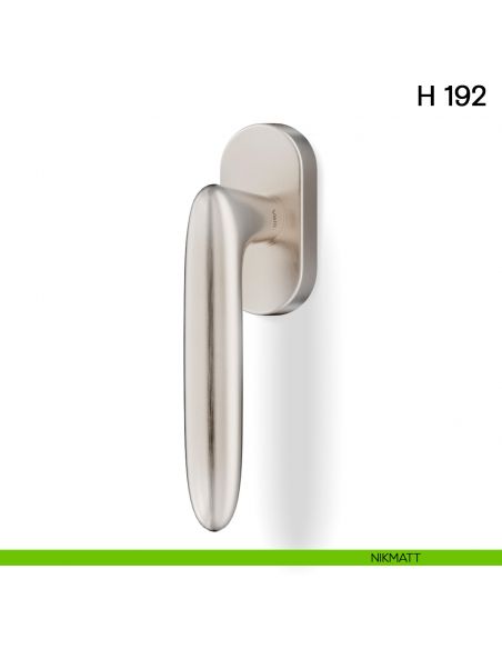 Maniglia per finestra martellina DK H 192 Valli collezione Lab nikmatt