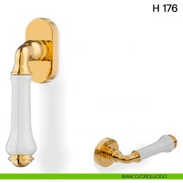 Maniglia per finestra martellina DK H 176 Valli collezione Lab 2