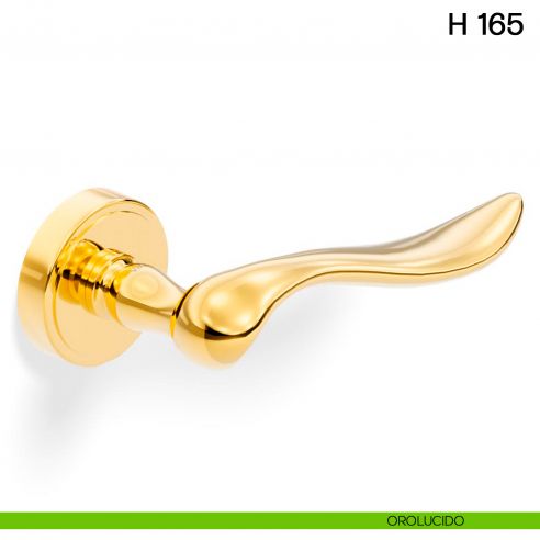 Maniglia per porta H 165 Valli collezione Lab orolucido