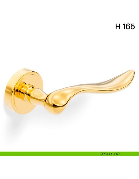 Maniglia per porta H 165 Valli collezione Lab orolucido