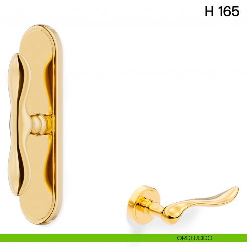 Maniglia per finestra cremonese H 165 Valli collezione Lab orolucido