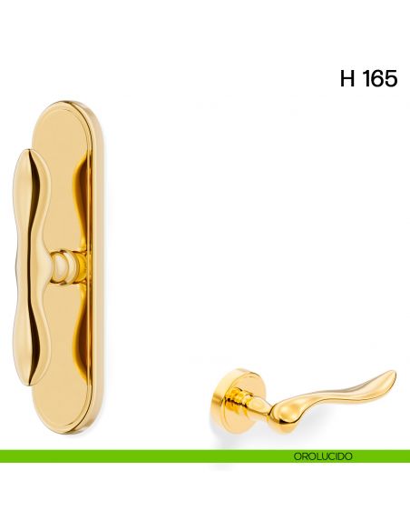 Maniglia per finestra cremonese H 165 Valli collezione Lab orolucido