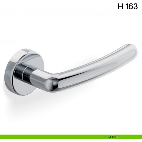 Maniglia per porta H 163 Valli collezione Lab cromo