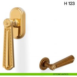 Maniglia per finestra martellina DK H 123 Valli collezione Lab 2