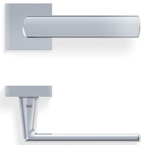 Maniglia per porta H 411 Q Valli collezione Lab