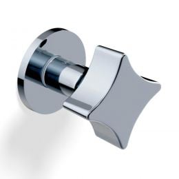 Pomolo per porta K 378 B girevole Valli collezione Fusital con rosetta fine