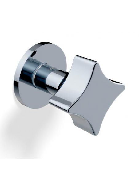 Pomolo per porta K 378 B girevole Valli collezione Fusital con rosetta fine