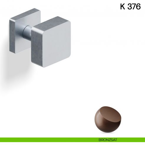 Pomolo per porta K 376 girevole Valli collezione Fusital bronzsat