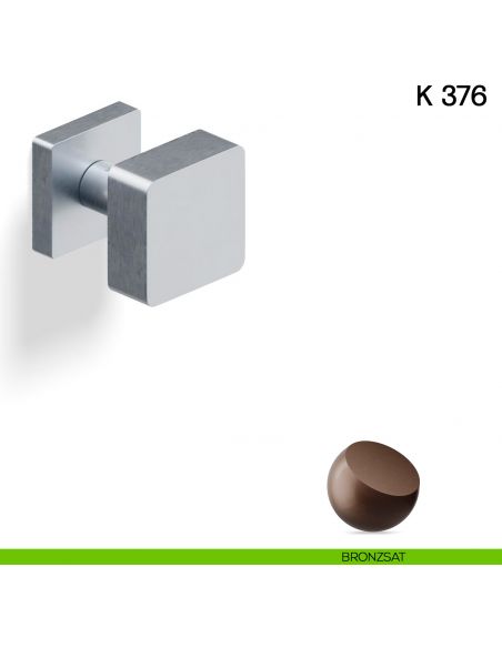 Pomolo per porta K 376 girevole Valli collezione Fusital bronzsat