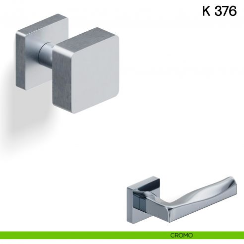 Pomolo per porta K 376 girevole Valli collezione Fusital cromo