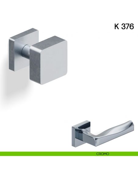 Pomolo per porta K 376 girevole Valli collezione Fusital cromo