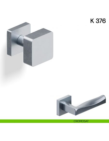 Pomolo per porta K 376 girevole Valli collezione Fusital cromosat