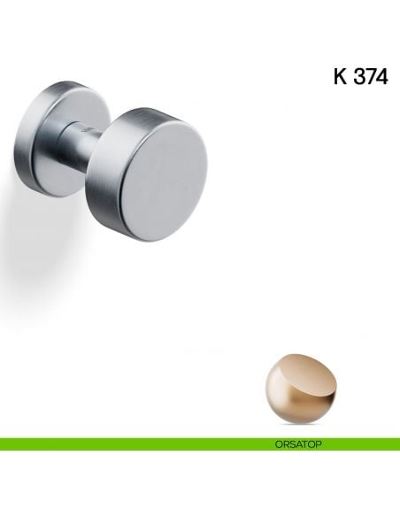 Pomolo per porta K 374 girevole Valli collezione Fusital orsatop