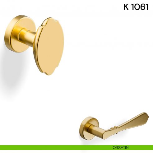 Pomolo per porta K 1061 girevole Valli collezione Fusital orsatin