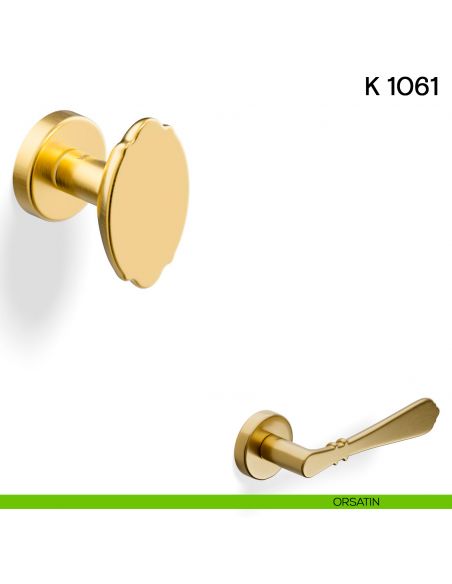 Pomolo per porta K 1061 girevole Valli collezione Fusital orsatin