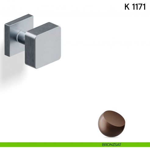 Pomolo per porta K 1171 girevole Valli collezione Lab bronzsat