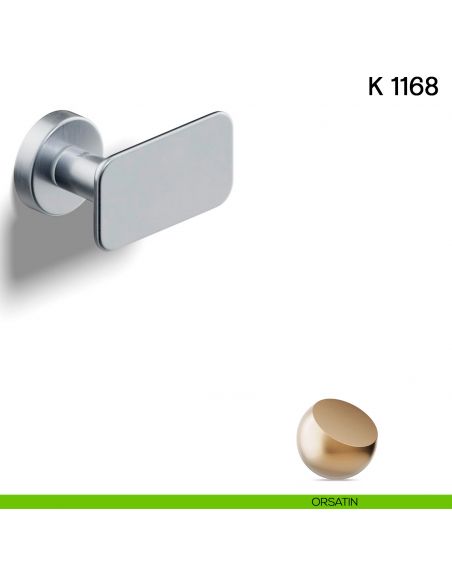 Pomolo per porta K 1168 girevole Valli collezione Lab orsatin