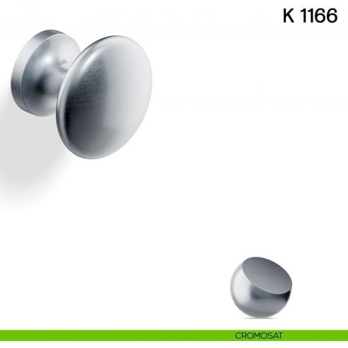 Pomolo per porta K 1166 fisso Valli collezione Lab cromosat