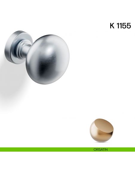 Pomolo per porta K 1155 A fisso Valli collezione Lab orsatin