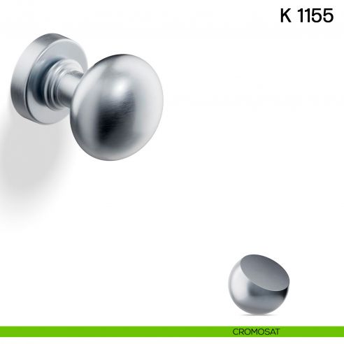 Pomolo per porta K 1155 girevole Valli collezione Lab cromosat