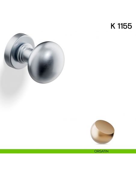 Pomolo per porta K 1155 girevole Valli collezione Lab orsatin