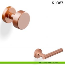 Pomolo per porta K 1067 girevole Valli collezione Lab 2
