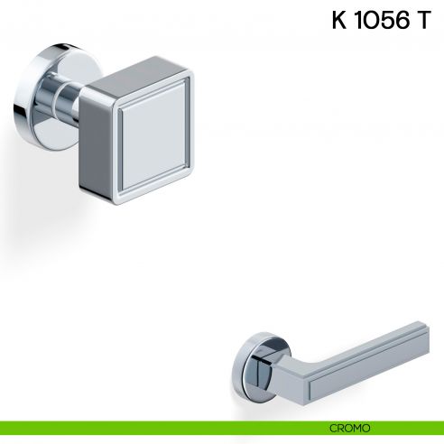 Pomolo per porta K 1056 T girevole Valli collezione Lab cromo